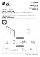 LG LSAP009-U1 Installation Manual
