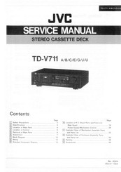 JVC TD-V711 Service Manual