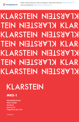 Klarstein MKS-1 Manual