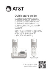 AT&T EL52413 Quick Start Manual