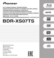 Pioneer BDR-XS07TS Operating Instructions Manual