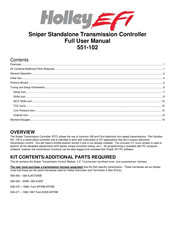Holley 551-102 Full User Manual