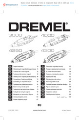 Dremel F0134250JF Original Instructions Manual
