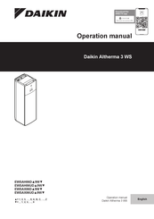 Daikin Altherma 3 WS EWSAX06D 9W Operation Manual