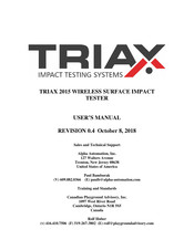 Triax 2015 User Manual