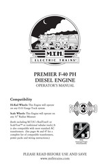 MTHTrains Premier F40PH Diesel Engine Operator's Manual