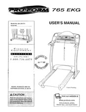 ProForm 765 EKG User Manual