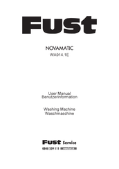 FUST NOVAMATIC WA914.1E User Manual