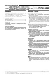 MG R7K4FML3-6-DAC32B Instruction Manual