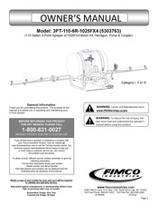 Fimco 5303763 Owner's Manual