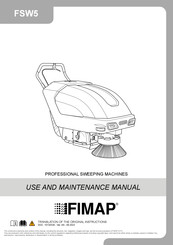 Fimap FSW5 Use And Maintenance Manual