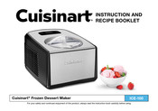 Cuisinart ICE-100 Instruction And Recipe Booklet