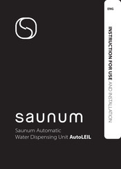 Saunum AutoLEIL Instructions For Use Manual