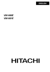 Hitachi VM-H81E Manual
