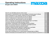 Mazda MZ03 Operating Instructions Manual