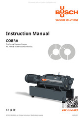 BUSCH NC 1000 B Instruction Manual