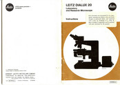 LEITZ DIALUX 20 Instructions Manual