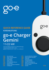 go-e Charger Gemini 22 kW Quick Reference Manual