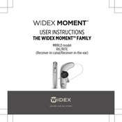 Widex MOMENT RIC User Instructions