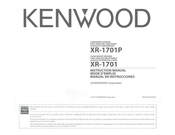 Kenwood XR-1701P Instruction Manual