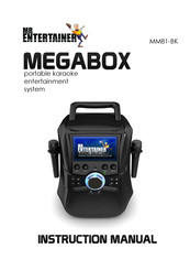 Mr. Entertainer MEGABOX MMB1-BK Instruction Manual