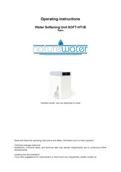 NatureWater SOFT-HT1B Operating Instructions Manual