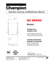 Champion DH6000-VHR Operation, Cleaning, And Maintenance Manual
