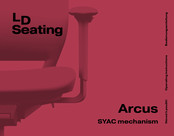LD Seating Arcus SYAC mechanism Operating Instructions Manual