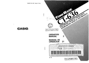 Casio TONEBANK CT-636 Operation Manual