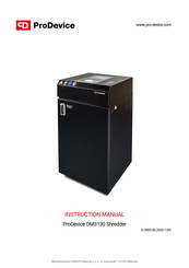 ProDevice OMS130 Instruction Manual