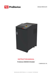 ProDevice OMS500 Instruction Manual