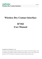 netvox R718J User Manual