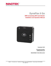 Magtek DynaFlex II Go Installation And Operation Manual