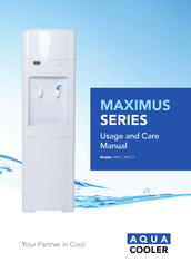 Aqua Cooler XMCC Usage And Care Manual