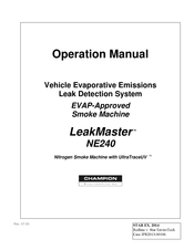 Champion LeakMaster NE240 Operation Manual
