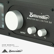 Bettermaker MASTERING LIMITER 2.0 User Manual