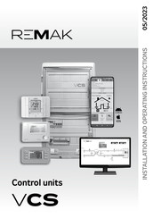 Remak VCS Installation And Operating Instructions Manual