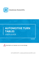 Zackman Scientific ZAWG008 User Manual