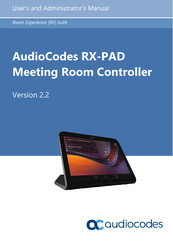 AudioCodes RX-PAD User's And Administrator's Manual