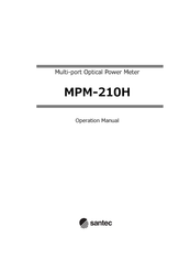 Santec MPM-210H Operation Manual