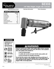 Silver Eagle SE333 Operating Instructions Manual