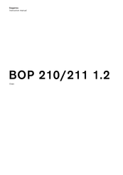 Gaggenau BOP 211 1.2 Instruction Manual