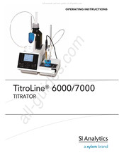 Xylem SI Analytics TitroLine 7000 Operating Instructions Manual