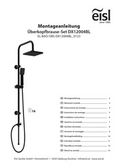 eisl DX12004BL Installation Instructions Manual