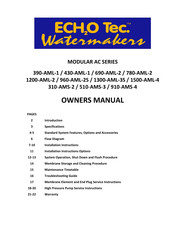 ECH2O Tec. 1300-AML-3S Owner's Manual