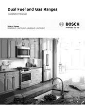 Bosch HDIPO54UC Installation Manual