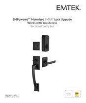 Emtek Adams Handleset EMPowered EMP4211MCUS10BRH-2 Manual