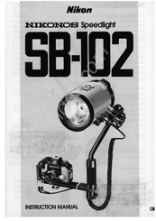 Nikon NIKONOS Speedlight SB-102 Instruction Manual