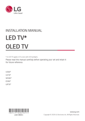 LG 65US665H0VD.ANR Installation Manual