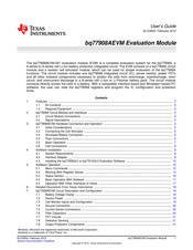 Texas Instruments bq77908AEVM User Manual